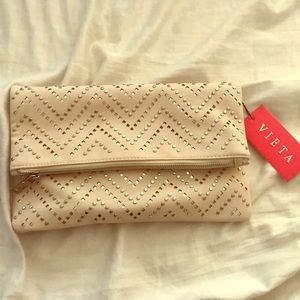 Leather Clutch that turns into Cross Body